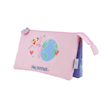 ✅ Trousse Dohe Triple Compartiment - En Polyester Souple et Résistant - Double Fermeture Éclair - Idéale pour en stock
