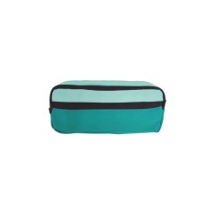 ✅ Trousse carrée Dohe - 200 mm - Polyester imperméable - Respectueuse de l'environnement - Fermeture à glissi en stock