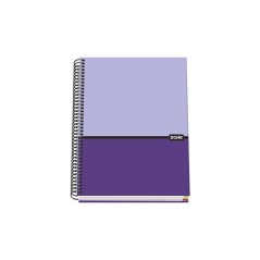 ✅ Dohe Cahier à Spirale Relié A5 - 162x210 mm - Couverture Carton Lignée - Intérieur 100 Feuilles Microperfo en stock