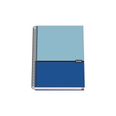 ✅ Cahier à Spirale Dohe A5 - 162x210 mm - Couverture Rigide avec Carton Ligné - Intérieur 100 Feuilles de Pap en stock