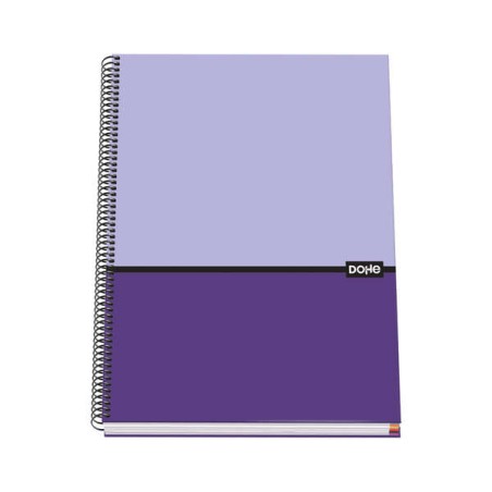 ✅ Dohe Cahier à spirales à couverture rigide A4 - 228x300 mm - Couverture cartonnée doublée de papier imprim en stock
