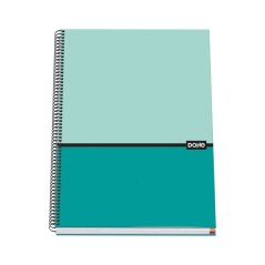 ✅ Dohe Cahier à spirales à couverture rigide A4 - 228x300 mm - Couverture cartonnée doublée de papier imprim en stock