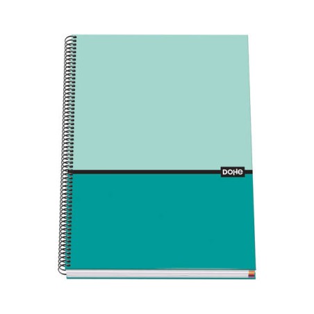 ✅ Dohe Cahier à spirales à couverture rigide A4 - 228x300 mm - Couverture cartonnée doublée de papier imprim en stock
