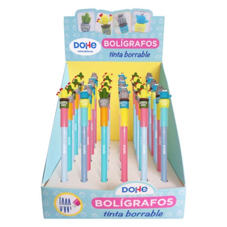 présentoir stylos cactus couleurs Dohe