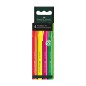 Marqueurs fluorescents Faber-Castell Textliner 38 x4 biseautés