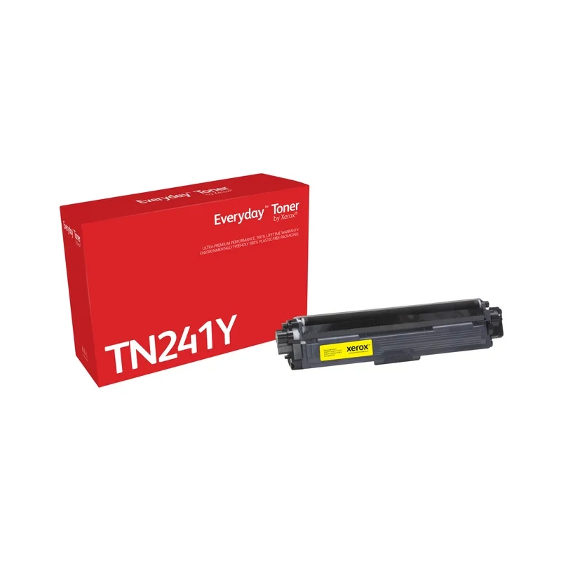 Cartouche de toner jaune compatible Brother TN241/TN242 — 1400 pages
