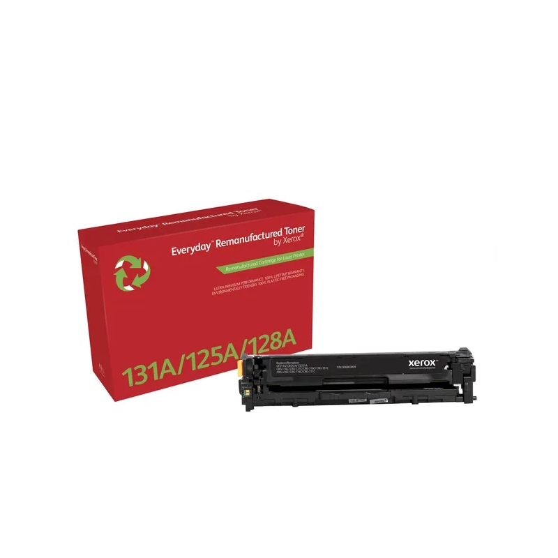 Xerox Everyday HP CB541A/CE321A/CF211A Cartouche de toner générique cyan - Remplace 125A/128A/131A