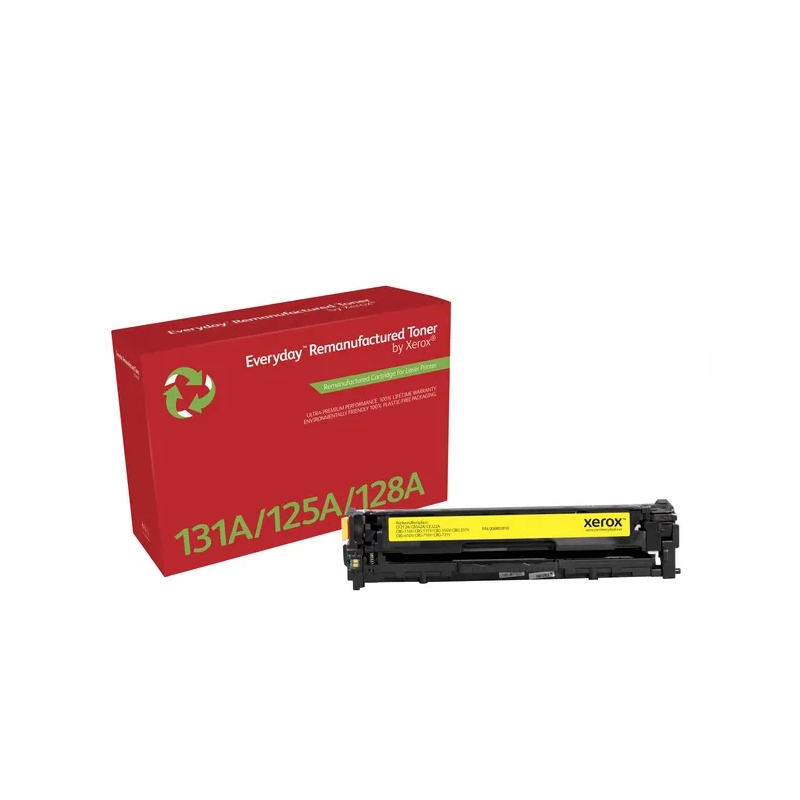 Xerox Everyday HP CB542A/CE322A/CF212A Cartouche de toner générique jaune - Remplace 125A/128A/131A