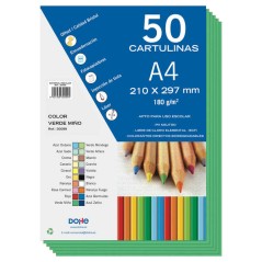 ✅ Cartons colorés Dohe 180 G/M2 - Format A4 - PH Neutre - Sans chlore élémentaire - Colorants biodégradables en stock