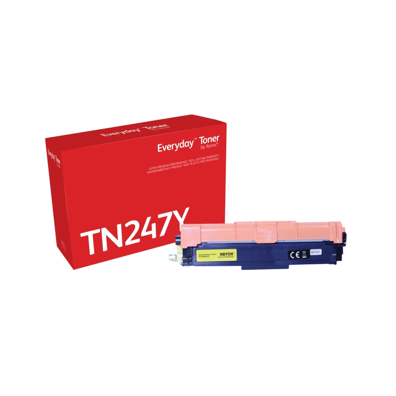 Cartouche toner jaune compatible Brother TN247/TN243 2300 pages