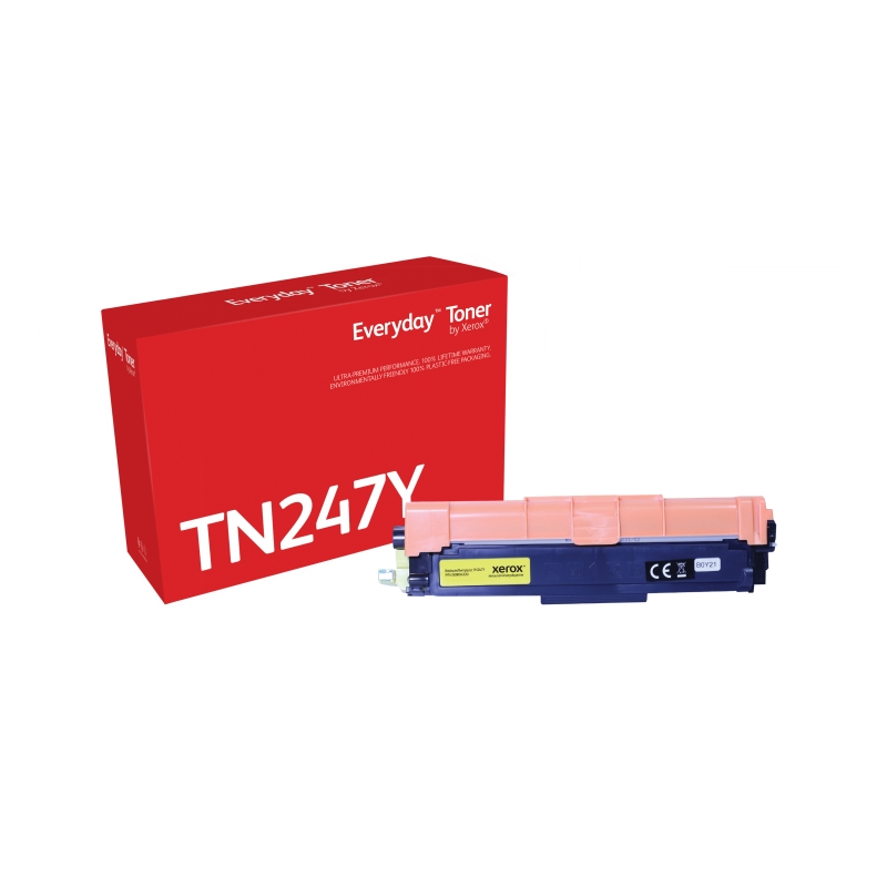 Xerox Everyday Brother TN247/TN243 Cartouche de toner générique jaune - Remplace TN247Y/TN243Y