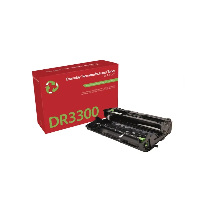 Tambour d'image remis à neuf Xerox Everyday pour Brother DR-3300 — Noir
