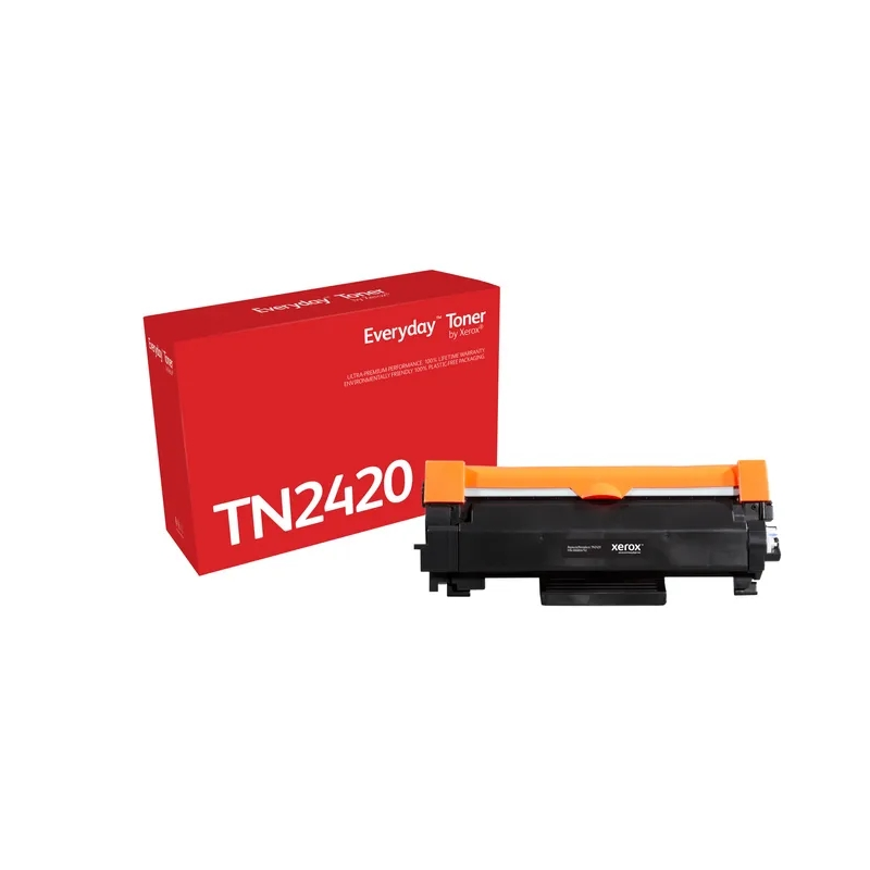 Cartouche de toner noir compatible avec Brother TN2420/TN2410 — 3000 pages