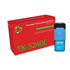 Cartouche de toner cyan reconditionnée Xerox Everyday Kyocera TK5240 - Remplace 1T02R7CNL0/TK5240C