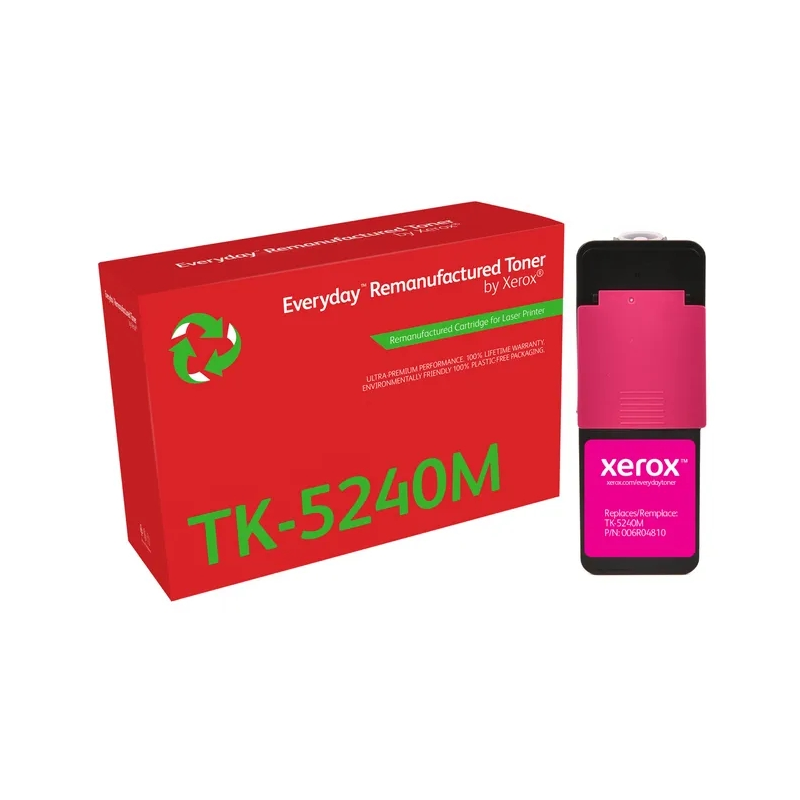 Cartouche de toner magenta reconditionnée Xerox Everyday Kyocera TK5240 - Remplace 1T02R7BNL0/TK5240M