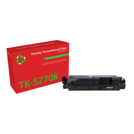 Cartouche de toner noir reconditionnée Xerox Everyday Kyocera TK-5270K - 006R04813