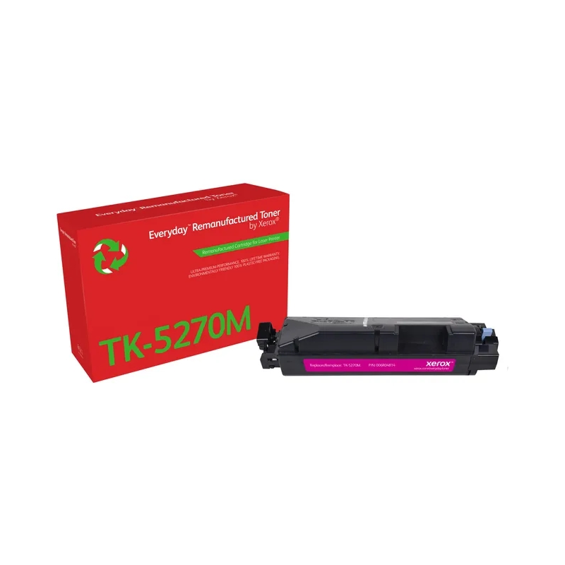 Cartouche de toner magenta reconditionnée Xerox Everyday Kyocera TK5270 - Remplace 1T02TVBNL0/TK5270M