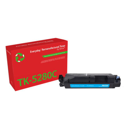 Cartouche de toner cyan reconditionnée Xerox Everyday Kyocera TK5280 - Remplace 1T02TWCNL0/TK5280C