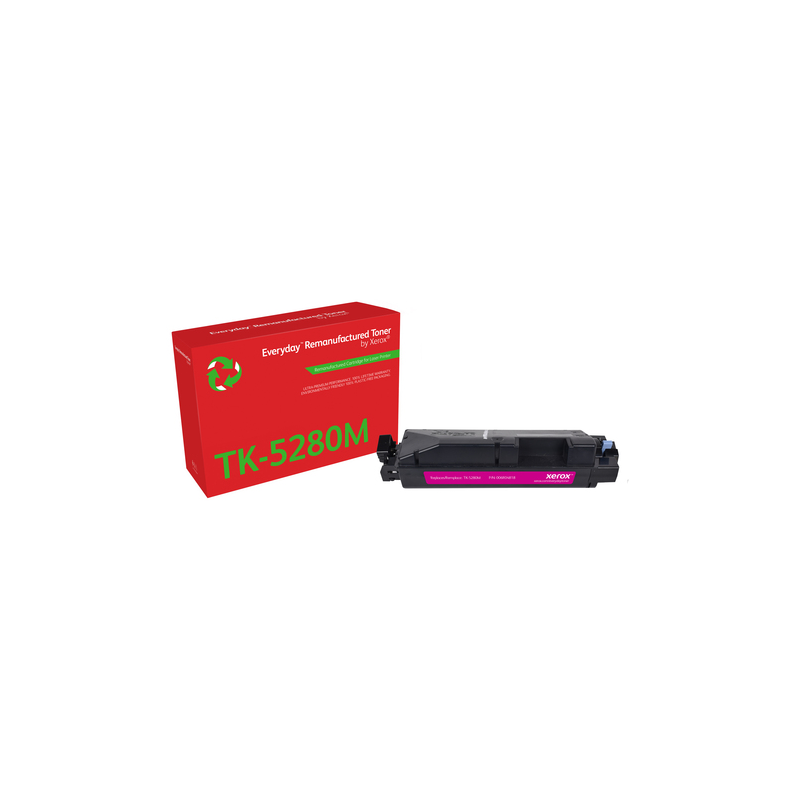 Cartouche de toner magenta reconditionnée Xerox Everyday Kyocera TK5280 - Remplace 1T02TWBNL0/TK5280M