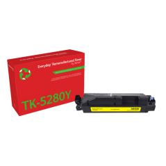 Cartouche de toner jaune reconditionnée Xerox Everyday Kyocera TK5280 - Remplace 1T02TWANL0/TK5280Y