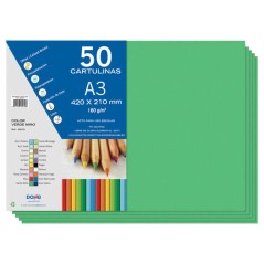 ✅ Carton Dohe A3 - 50 feuilles - Poids 180g - Couleur Vert couleur vert en stock