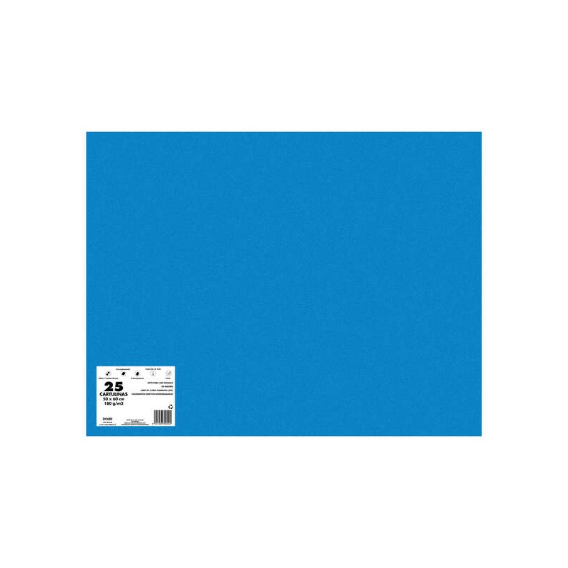 Cartons colorés Dohe 180 G/M2 - PH Neutre - Sans chlore élémentaire - Colorants biodégradables - 50x65cm