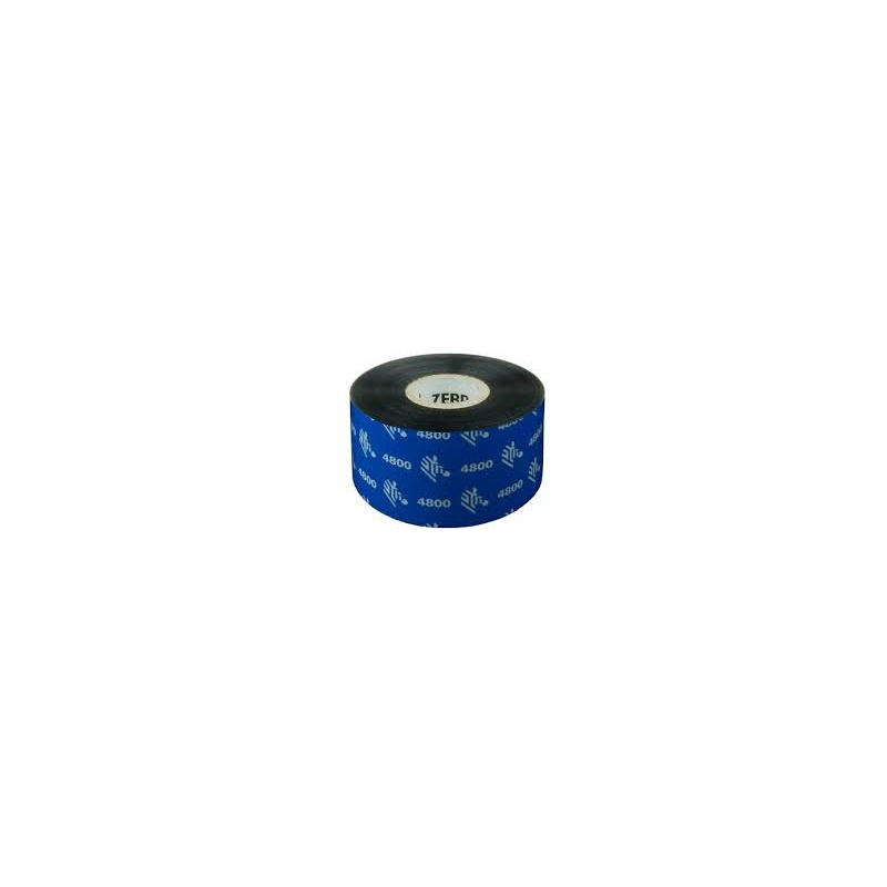 Rubans de transfert thermique Zebra 4800 Original - Résine - Largeur 40 mm, longueur 450 m - Lot de 12