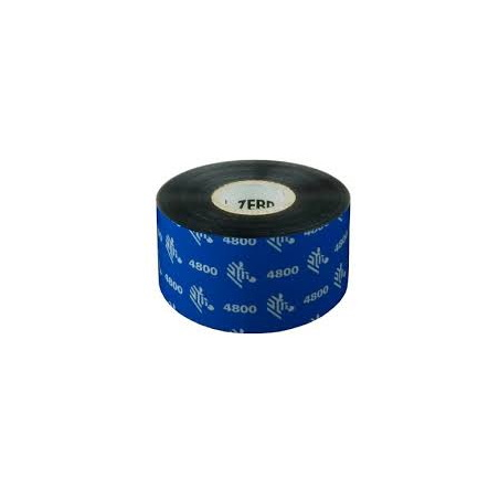 Rubans de transfert thermique Zebra 4800 Original - Résine - Largeur 40 mm, longueur 450 m - Lot de 12