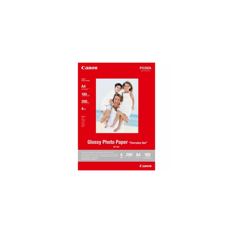 Canon GP-501 Papier Photo Brillant A4 200gr 100 Feuilles