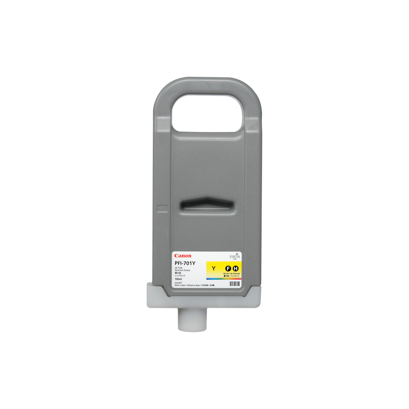 Cartouche d'encre jaune originale Canon PFI-701Y - 0903B001