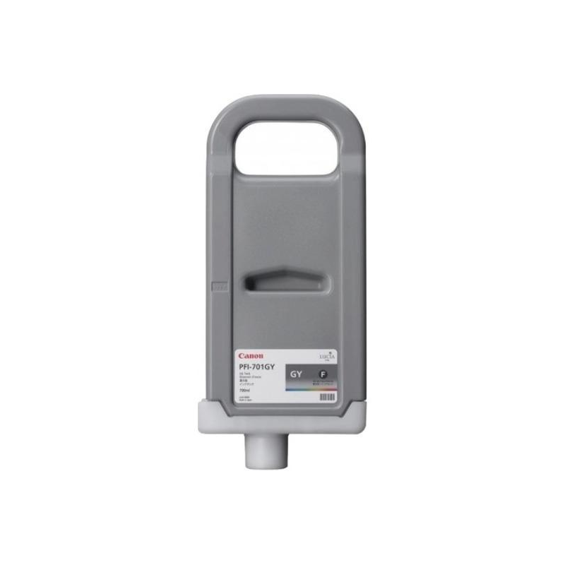 Cartouche d'encre grise originale Canon PFI-701GY - 0909B001
