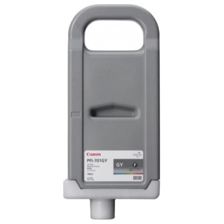 Cartouche d'encre grise originale Canon PFI-701GY - 0909B001