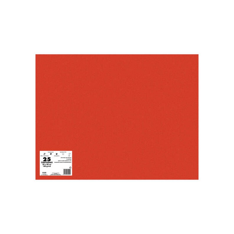 Cartons Colorés Dohe de 180 G/M2 - 50x65cm - PH Neutre - Sans Chlore Élémentaire - Colorants Biodégradables