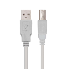 Câble d'imprimante Nanocable USB-A 2.0 Mâle vers USB-B Mâle 3m