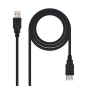 Câble d'extension Nanocable USB-A 2.0 Mâle vers USB-A Femelle 3m