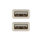 Câble Nanocable USB-A 2.0 Mâle vers USB-A Mâle 2m