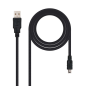 Câble Nanocable USB-A 2.0 Mâle vers Mini-USB Mâle 1.8m