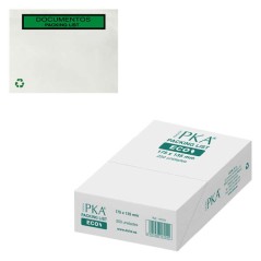 ✅ Dohe Boîte de 250 enveloppes autocollantes écologiques - Liste de colisage Expédition spéciale couleur Plu en stock