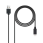 Nanocable Câble USB 2.0 3A USB-C Mâle vers USB-A Mâle 3m