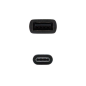 Câble Nanocable USB-C 2.0 Mâle vers USB-A Femelle 15cm