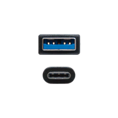 Câble Nanocable USB 3.1 Gen2 10Gbps 3A USB-C/MA/M 2m - Couleur Noir