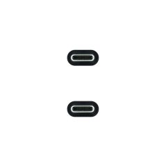 Câble Nanocable USB 3.1 Gen2 5A USB-C/M-USB-C/M 1.5m - Couleur Noir
