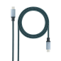 Câble Nanocable USB 3.1 Gen2 5A USB-C/M-USB-C/M 1.5m - Couleur Noir