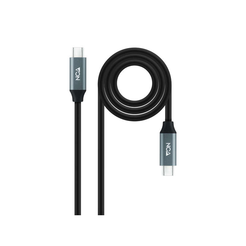 Câble Nanocable USB 3.2 Gen2X2 100W 4K/60Hz USB-C M/M 1.5m - Noir