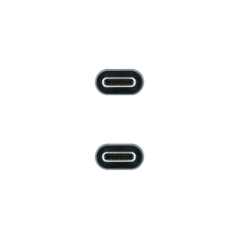 Nanocable USB 3.2 Gen2X2 100W 4K/60Hz Câble USB-C M/M 2m - Couleur Noir