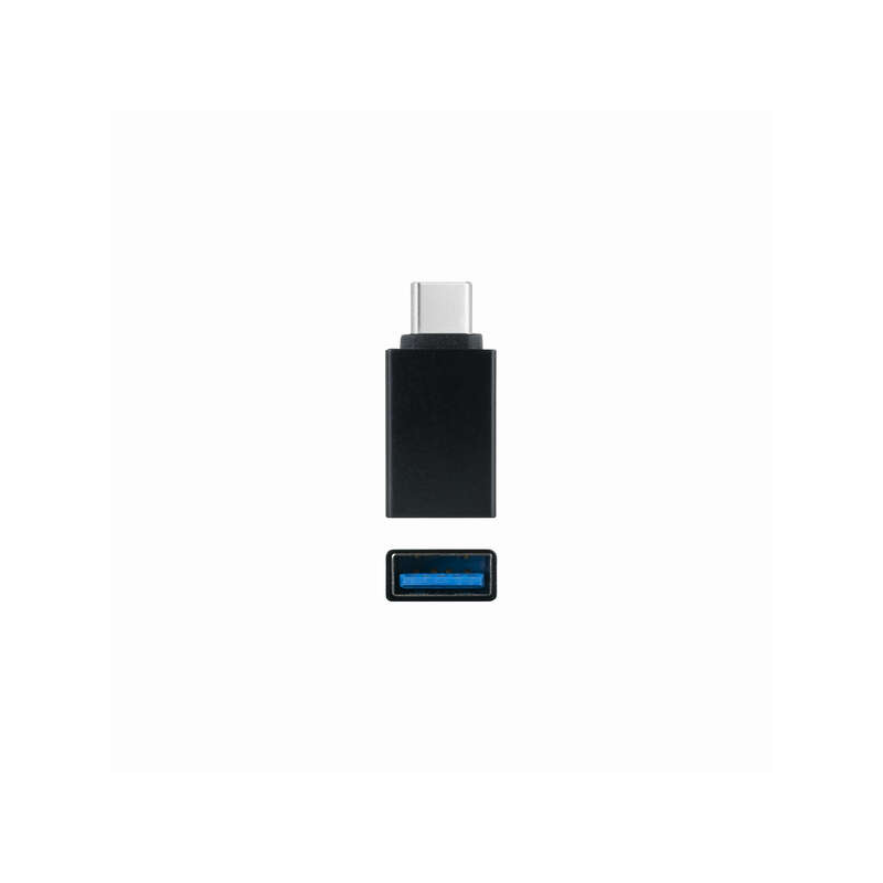 Adaptateur Nanocable USB-C vers USB 3.1 - USB-C/M-USB-A/H - Aluminium - Couleur Noir