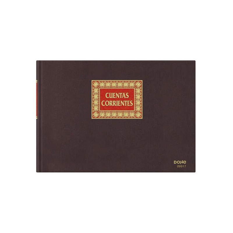 Cahier Dohe Premium Relié Toile - 100 Feuilles Numérotées - Papier Offset 100gr - Imprimé en Deux Couleurs