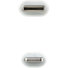 Câble Nanocable USB-C Mâle vers Lightning Mâle 50cm