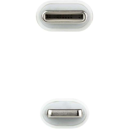 Câble Nanocable USB-C Mâle vers Lightning Mâle 50cm
