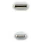 Câble USB-C Mâle vers Lightning Mâle 1m - Couleur Blanche